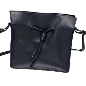 Von Holzhausen Shopper Crossbody Tote Technik Leather Black Small